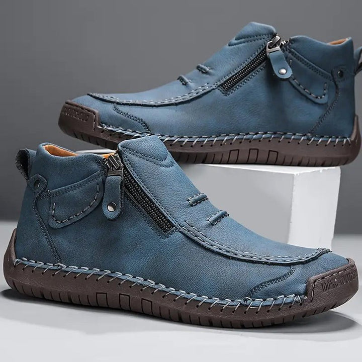 Rupert | Men's Orthopaedic Walking Shoes, Supportive Everyday Shoes | Bella Blue
