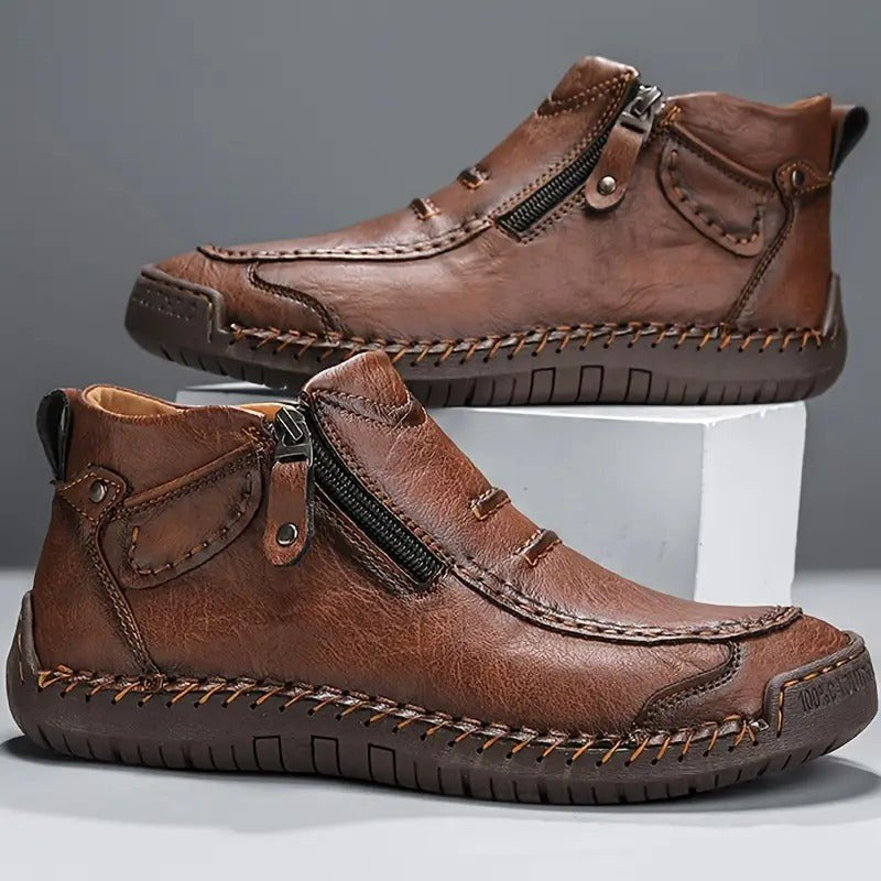 Rupert | Men's Orthopaedic Walking Shoes, Supportive Everyday Shoes | Bella Blue