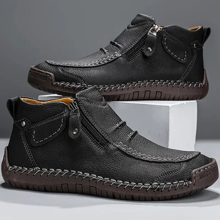 Rupert | Men's Orthopaedic Walking Shoes, Supportive Everyday Shoes | Bella Blue