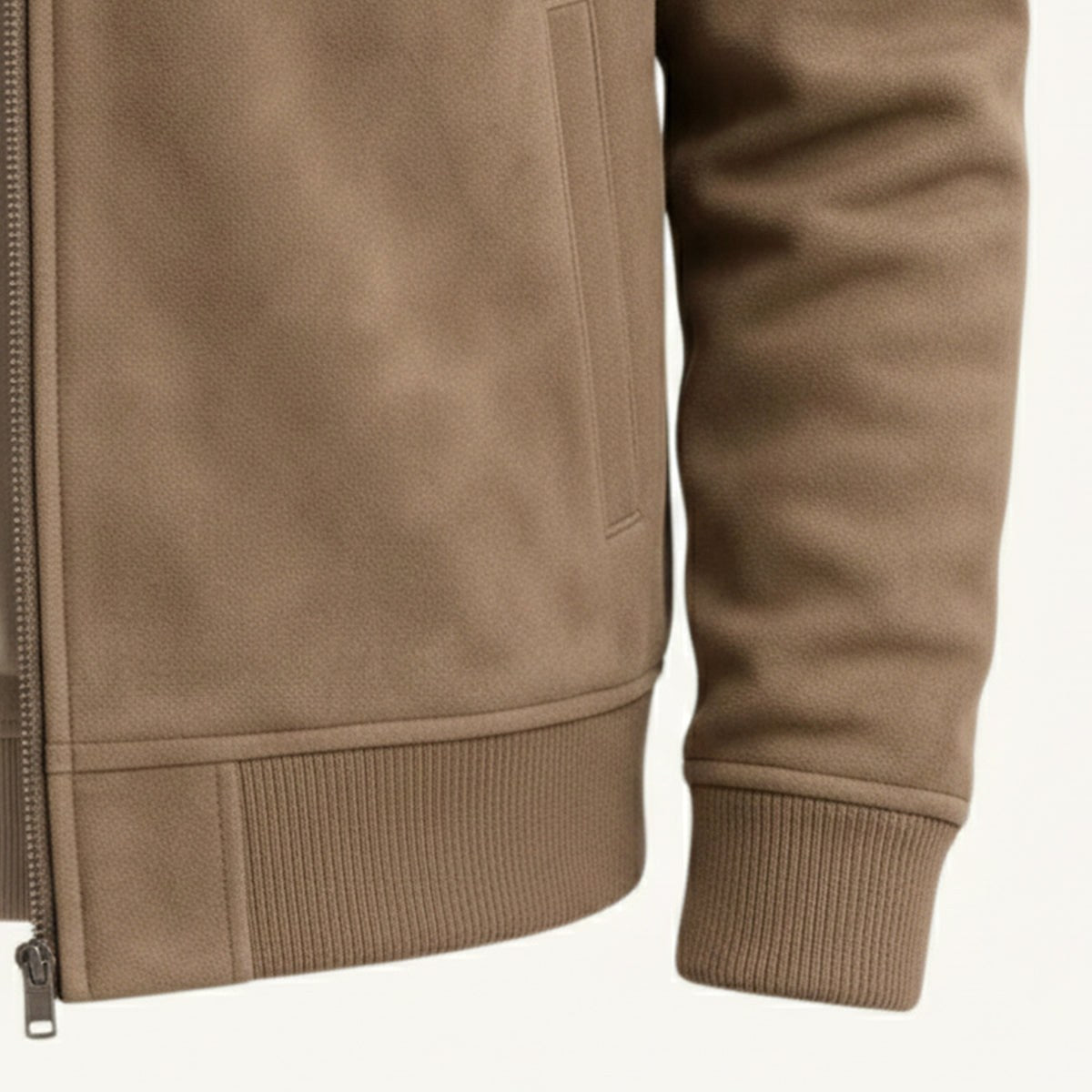 Ryan | Men's Suede Bomber Jacket, Tailored Autumn Jacket | Bella Blue