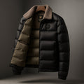 Ryan | Women's Quilted Puffer Jacket, Weather-Resistant Autumn Coat | Bella Blue | Black