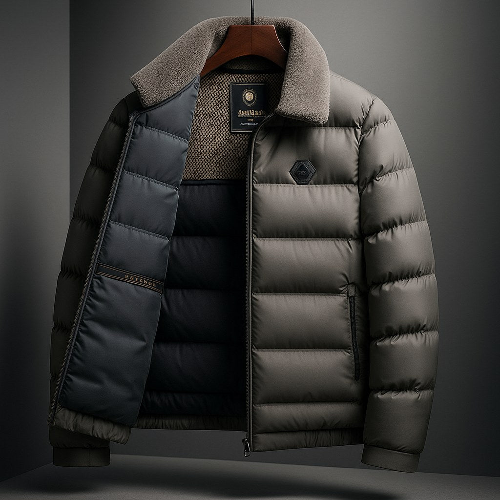 Ryan | Women's Quilted Puffer Jacket, Weather-Resistant Autumn Coat | Bella Blue | Ocean