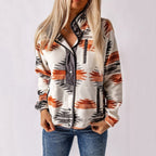 Sandra | Women's Button-Up Jacket, Structured Midweight Jacket | Bella Blue | Gray
