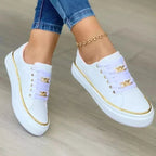 Scarlett | Women's Orthopaedic Walking Shoes, Cushioned Daily Wear | Bella Blue | White