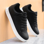 Scott | Men's Lace-Up Trainers, Low-Top Orthopedic Trainers | Bella Blue | Black