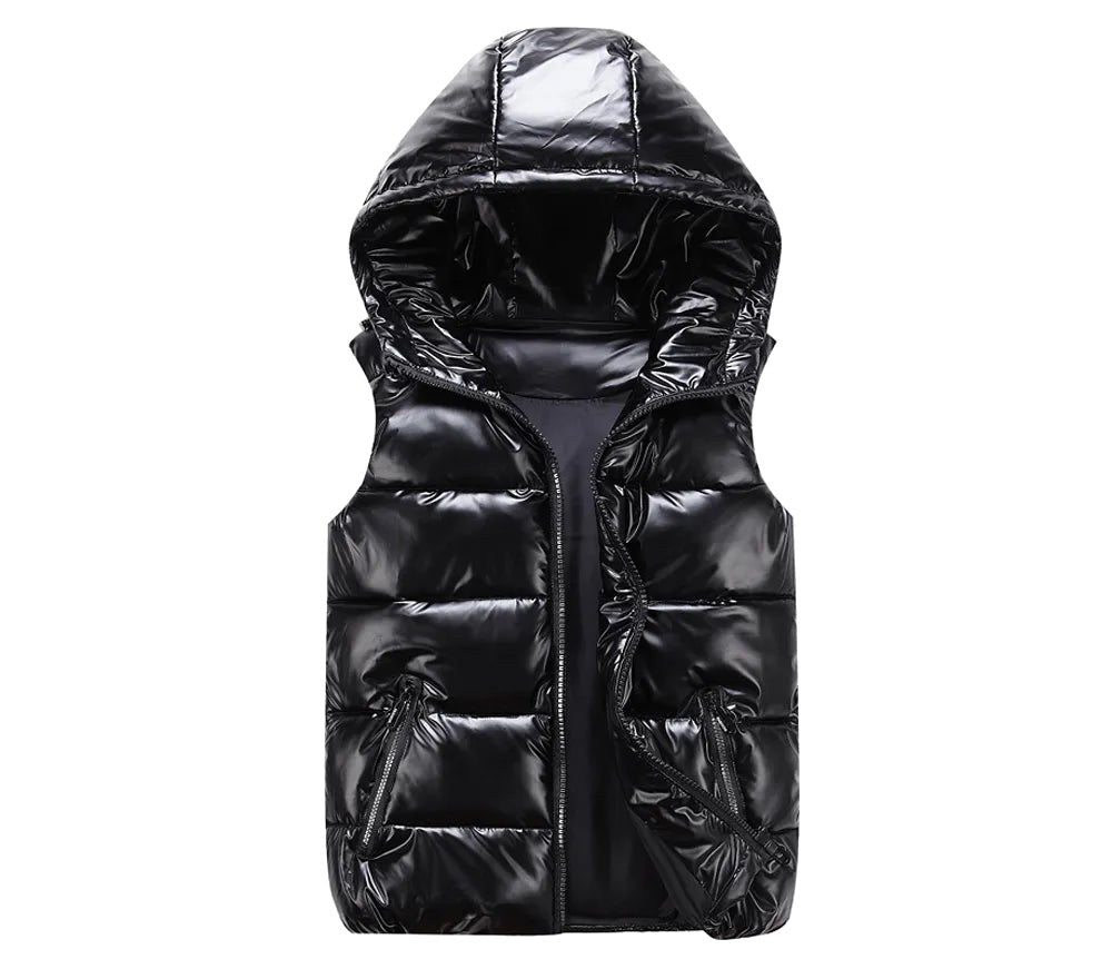 Scott | Men's Lightweight Hooded Gilet, Urban-Style Padded Gilet | Bella Blue