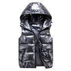 Scott | Men's Lightweight Hooded Gilet, Urban-Style Padded Gilet | Bella Blue