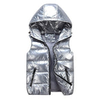 Scott | Men's Lightweight Hooded Gilet, Urban-Style Padded Gilet | Bella Blue
