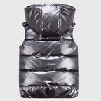 Scott | Men's Lightweight Hooded Gilet, Urban-Style Padded Gilet | Bella Blue