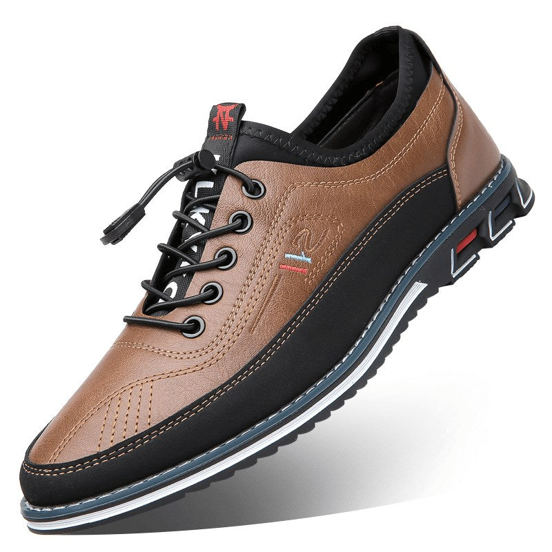 Scott | Men's Oxford Shoes with Vegan Leather Upper, Handcrafted Formal Shoes | Bella Blue