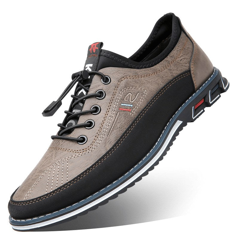 Scott | Men's Oxford Shoes with Vegan Leather Upper, Handcrafted Formal Shoes | Bella Blue