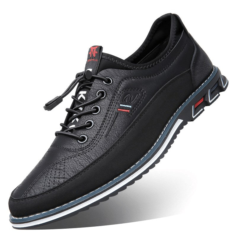 Scott | Men's Oxford Shoes with Vegan Leather Upper, Handcrafted Formal Shoes | Bella Blue