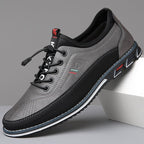 Scott | Men's Oxford Shoes with Vegan Leather Upper, Handcrafted Formal Shoes | Bella Blue
