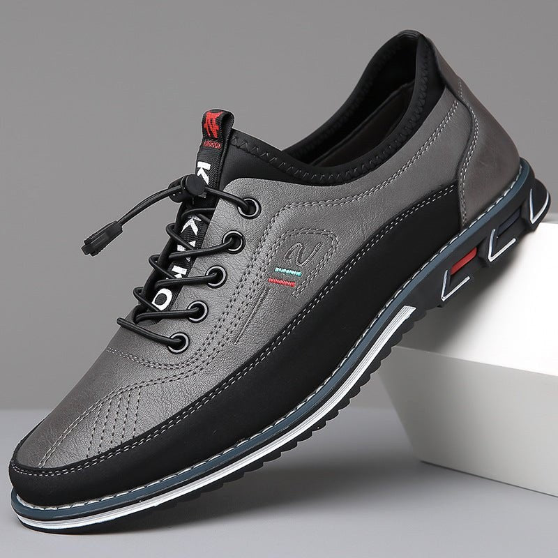 Scott | Men's Oxford Shoes with Vegan Leather Upper, Handcrafted Formal Shoes | Bella Blue