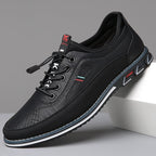 Scott | Men's Oxford Shoes with Vegan Leather Upper, Handcrafted Formal Shoes | Bella Blue