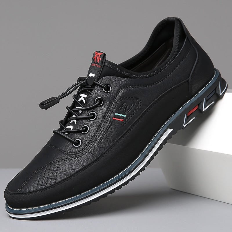 Scott | Men's Oxford Shoes with Vegan Leather Upper, Handcrafted Formal Shoes | Bella Blue