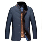 Shane | Men's Padded Jacket with Soft Lining, Lightweight Insulated Coat | Bella Blue