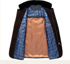 Shane | Men's Padded Jacket with Soft Lining, Lightweight Insulated Coat | Bella Blue