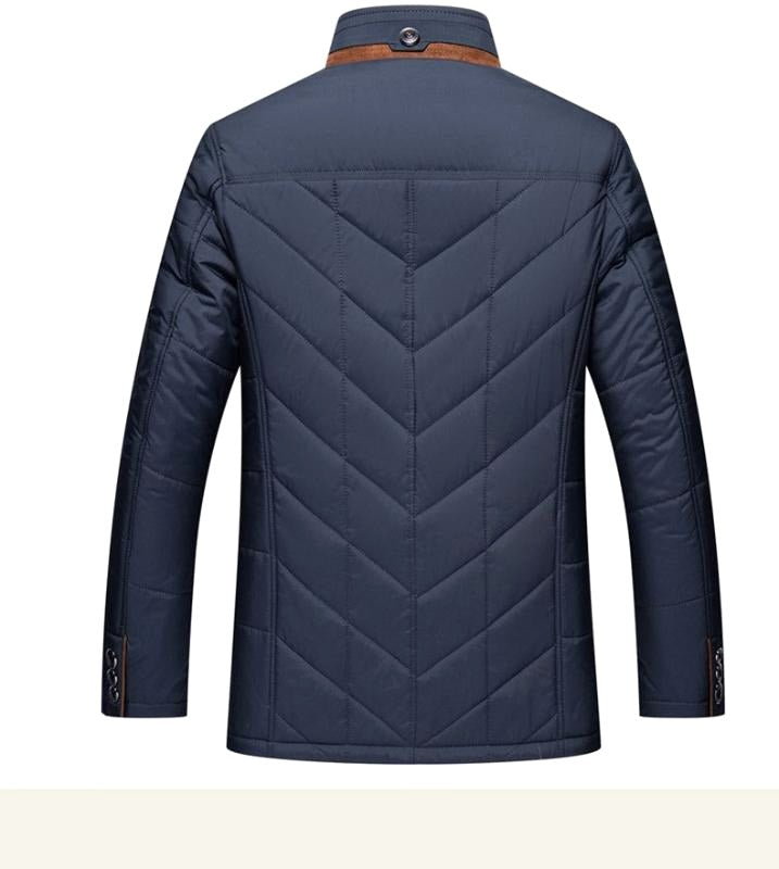 Shane | Men's Padded Jacket with Soft Lining, Lightweight Insulated Coat | Bella Blue