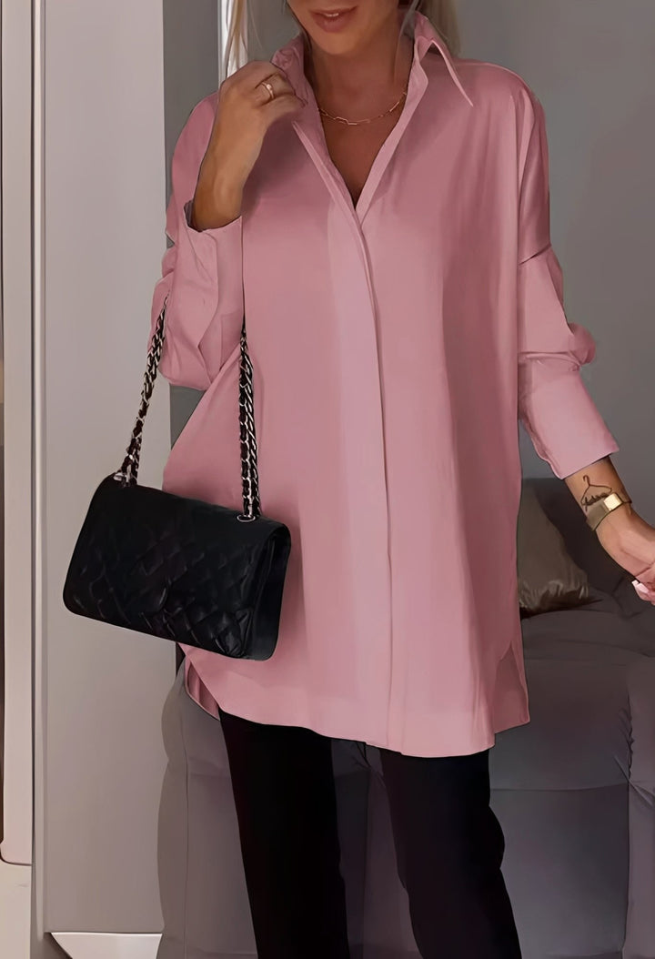 Sloane | Women's Long Sleeve Collared Shirt - image 3