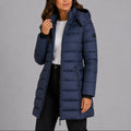 Sophie | Women's Hooded Puffer Jacket, Lightweight Insulated Winter Coat | Bella Blue