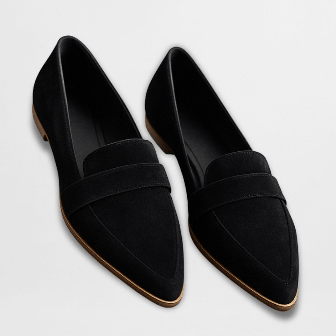 Sophie | Women's Suede Loafers, Cushioned Everyday Shoes | Bella Blue
