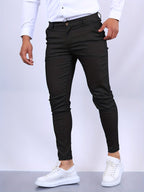 Stefan | Men's Slim Fit Chinos in Blue, Stretch Business Trousers | Bella Blue | Royal Blue