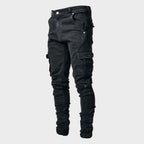 Stuart | Men's Ultra-Stretch Casual Jeans, Slim-Fit Denim Jeans | Bella Blue