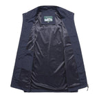 Tobias | Men's Waistcoat with Stand Collar, Quick-Dry & Breathable Functional Gilet | Bella Blue | Navy Blue
