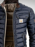Trevor | Men's Quilted Jacket with Relaxed Fit, Lightweight Autumn Jacket | Bella Blue