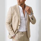 Trevor | Men's Slim-Fit Suit, Tailored Two-Piece Suit | Bella Blue