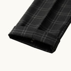 Tristan | Men's Checked Slim Fit Trousers, Smart Casual Trousers | Bella Blue
