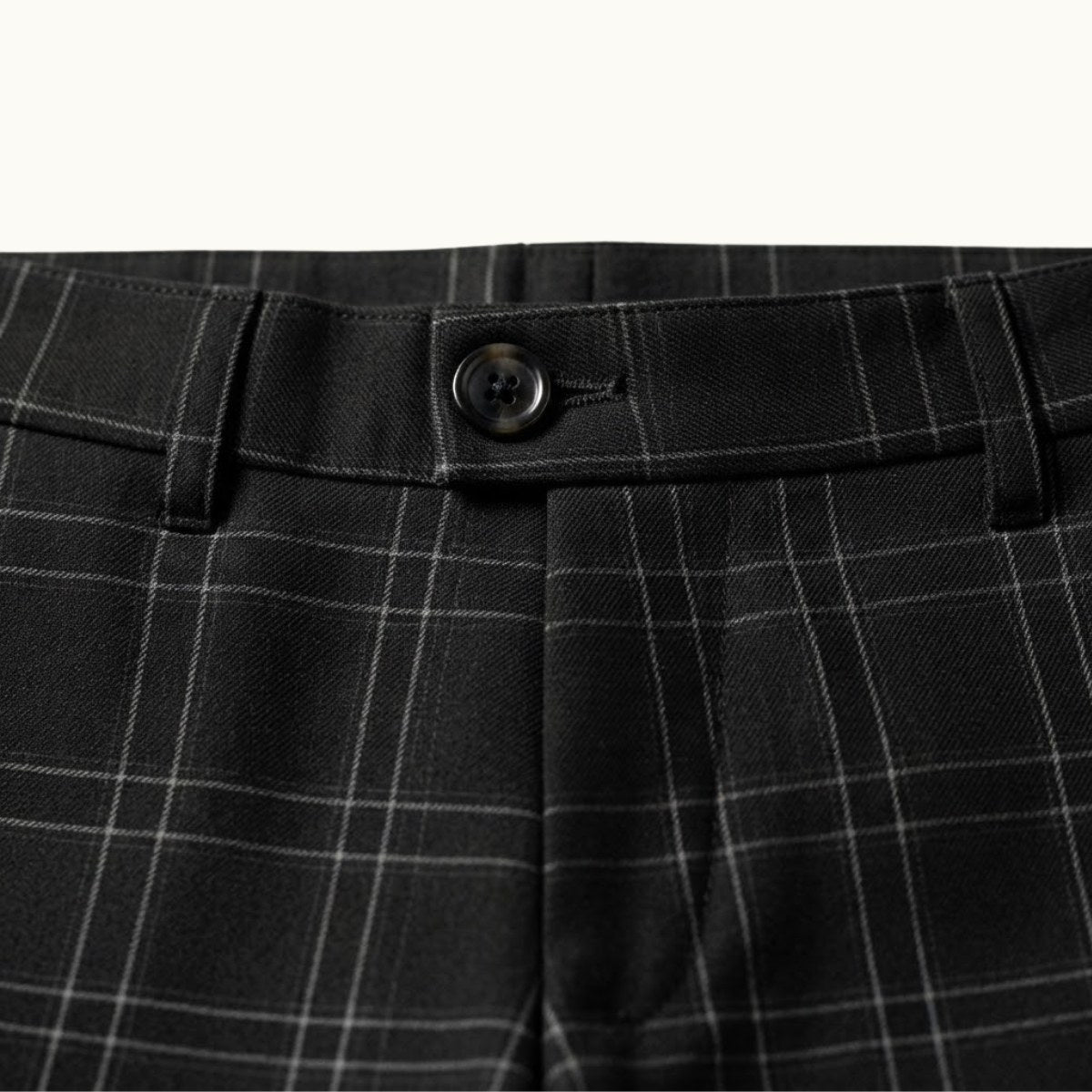 Tristan | Men's Checked Slim Fit Trousers, Smart Casual Trousers | Bella Blue