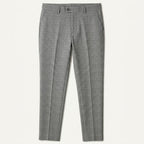 Tristan | Men's Checked Slim Fit Trousers, Smart Casual Trousers | Bella Blue