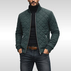 Tristan | Men's Quilted Jacket, Lightweight Autumn Coat | Bella Blue | Turquoise