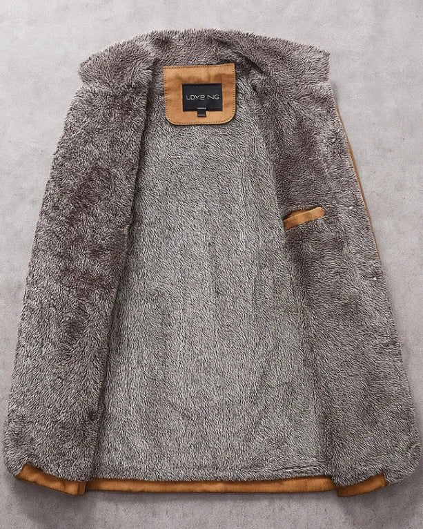 Tyler | Men's Fleece-Lined Coat, Warm Autumn Coat | Bella Blue
