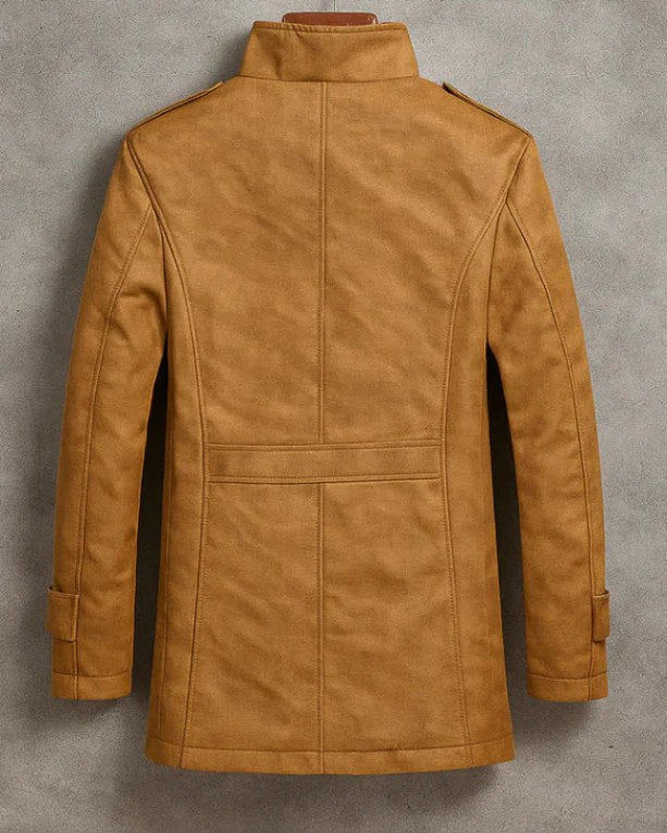 Tyler | Men's Fleece-Lined Coat, Warm Autumn Coat | Bella Blue