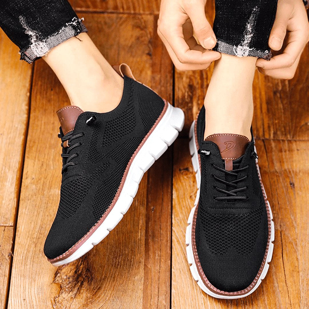 Ulrich | Men's Breathable Everyday Shoes, Comfort Shoes for Daily Use | Bella Blue | Brown
