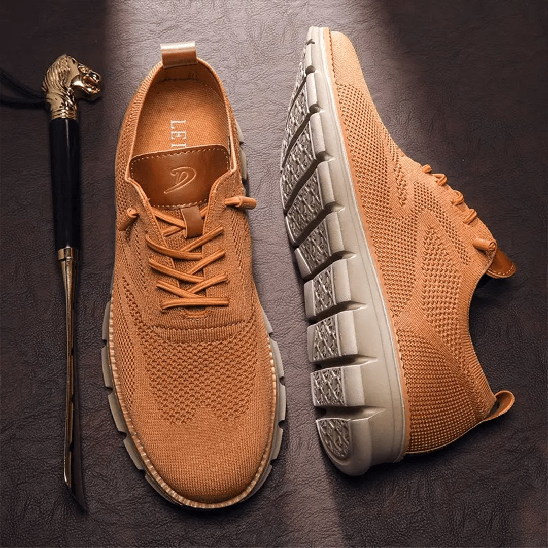 Ulrich | Men's Breathable Everyday Shoes, Comfort Shoes for Daily Use | Bella Blue | Brown