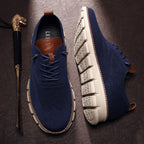 Ulrich | Men's Breathable Everyday Shoes, Comfort Shoes for Daily Use | Bella Blue | Brown