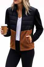 Valerie | Women's Lightweight Puffer Jacket, Fleece-Lined Autumn Coat | Bella Blue
