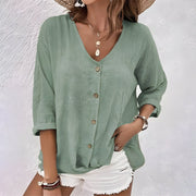 Victoria | Women's Relaxed Button-Up Blouse