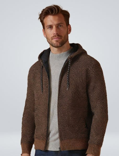 Viktor | Men's Premium Hoodie, Elegant Hooded Sweatshirt | Bella Blue | Green