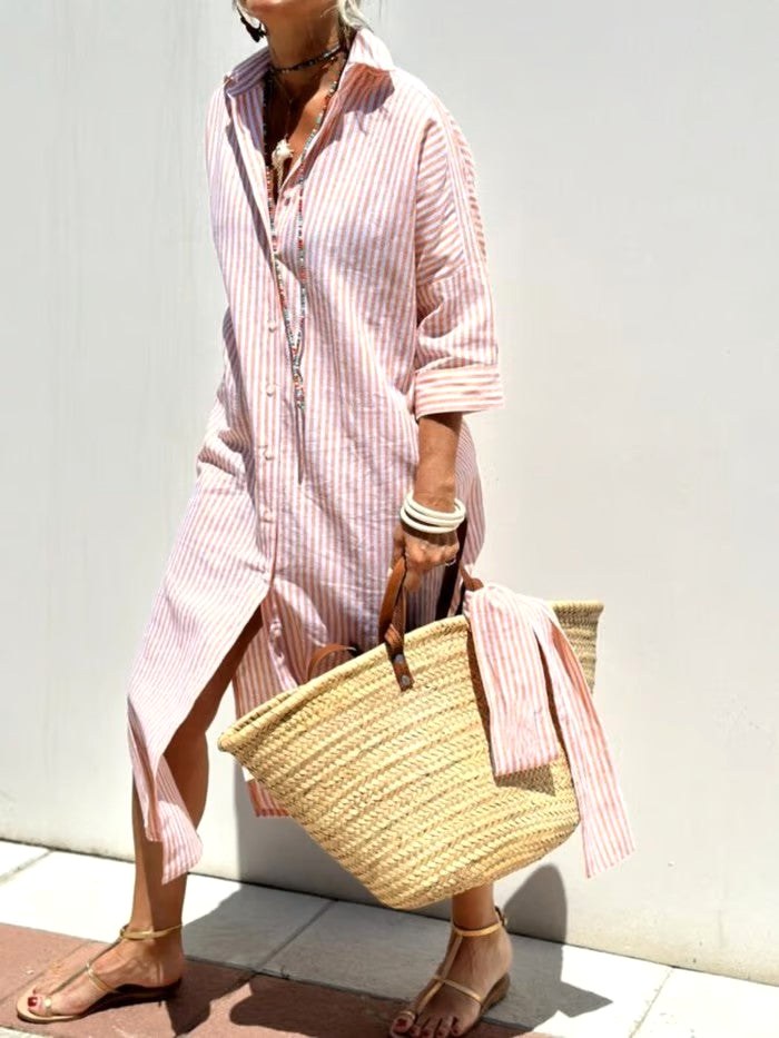 Vivienne | Women's Polo Midi Summer Dress - image 8