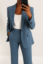 Vivienne | Women's Tailored Blazer and Trouser Set | Bella Blue | Blue