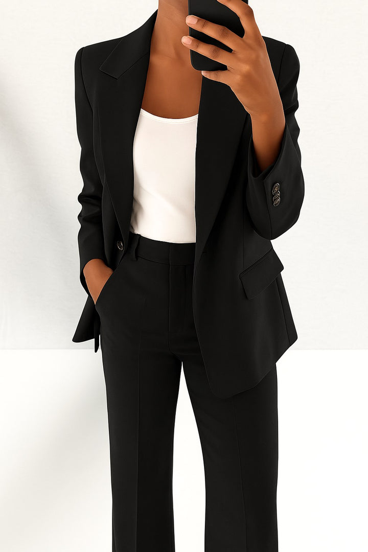Vivienne | Women's Tailored Blazer and Trouser Set | Bella Blue