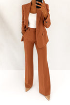 Vivienne | Women's Tailored Blazer and Trouser Set | Bella Blue | Pink
