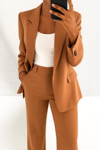 Vivienne | Women's Tailored Blazer and Trouser Set | Bella Blue