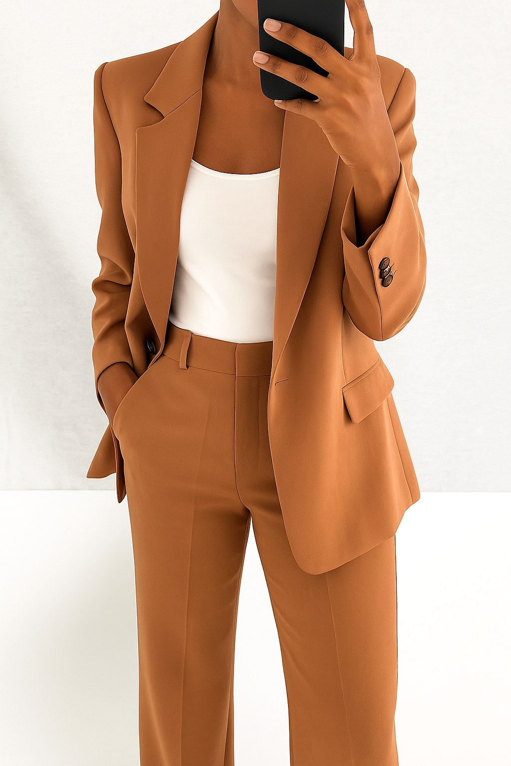 Vivienne | Women's Tailored Blazer and Trouser Set | Bella Blue