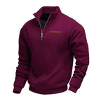 Waldemar | Men's Fleece Jumper, Casual Men's Sweatshirt | Bella Blue | Beige